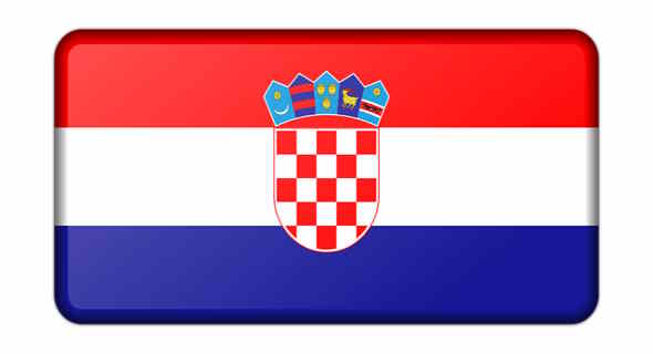 Croazia -Isola di Rab - Bandiera Croata